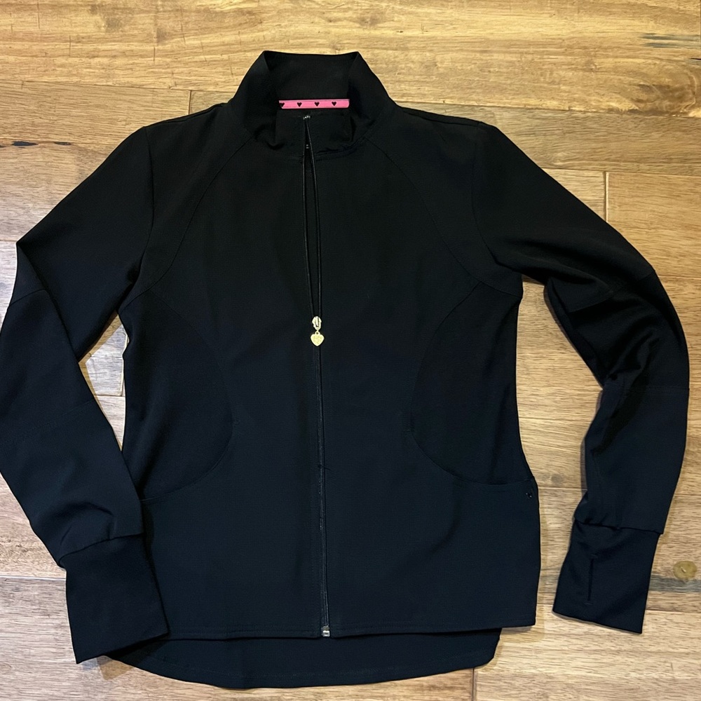HeartSoul scrub jacket, zip up
